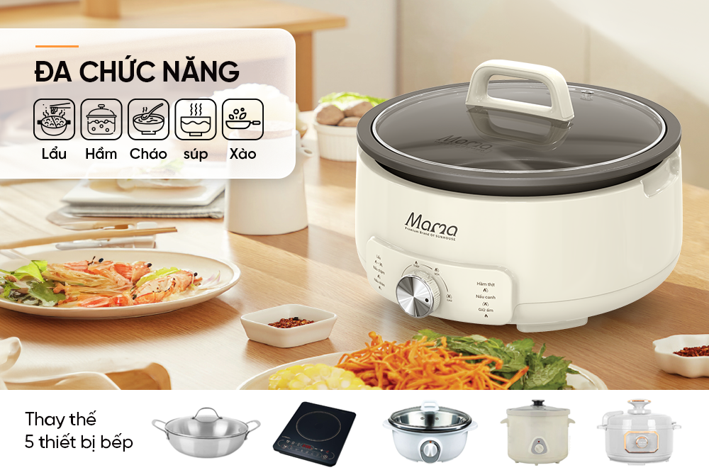 Lẩu điện 4L Sunhouse Mama SHD4548 – ảnh 6