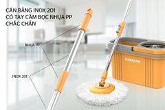 Cây lau nhà xoay 360 độ Sunhouse KS-MO350I ảnh 8
