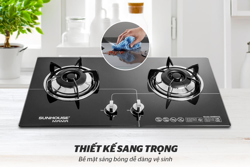Bếp gas âm kính Sunhouse Mama MMB6632 – ảnh 8