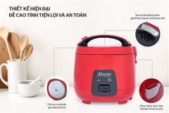 Nồi cơm điện 1.8L Sunhouse Mama SHD8652 đỏ ảnh 2