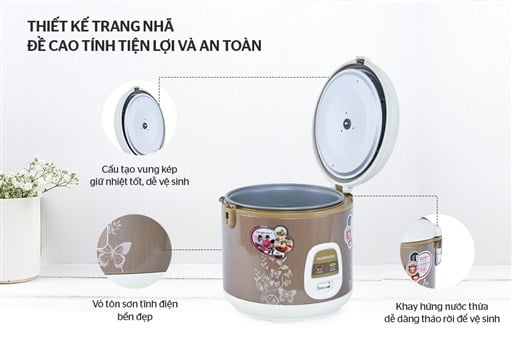 Nồi cơm điện 1.8L Sunhouse SHD8616 – ảnh 2