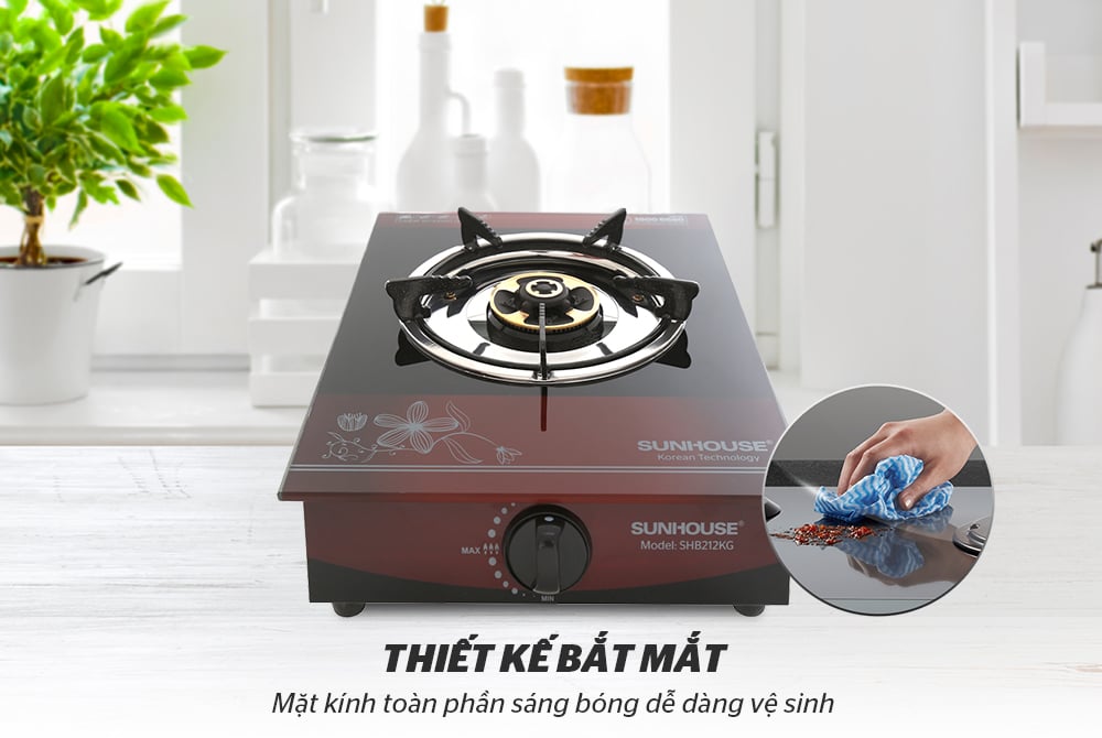Bếp gas đơn Sunhouse SHB212KG – ảnh 8