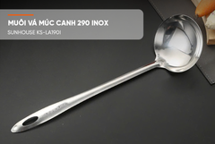 Muôi vá múc canh 290 inox Sunhouse KS-LA290I ảnh 7