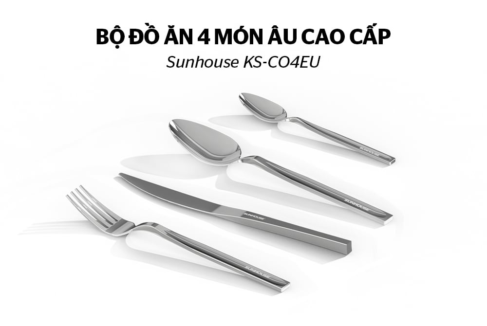 Bộ đồ ăn 4 món âu cao cấp Sunhouse KS-CO4EU – ảnh 7
