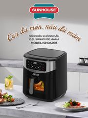Nồi chiên không dầu 10.5L Sunhouse Mama SHD4093 ảnh 7