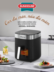 Nồi chiên không dầu 6.5L Sunhouse Mama SHD4092 ảnh 6