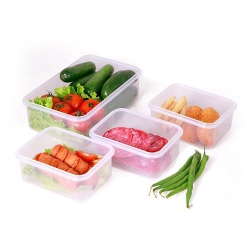 Bộ 4 hộp bảo quản thực phẩm ngăn mát biozone mini set KB-CO4P01