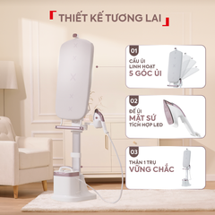 Bàn ủi hơi nước đứng Tefal IXEO Vision QT1811E0 ảnh 3
