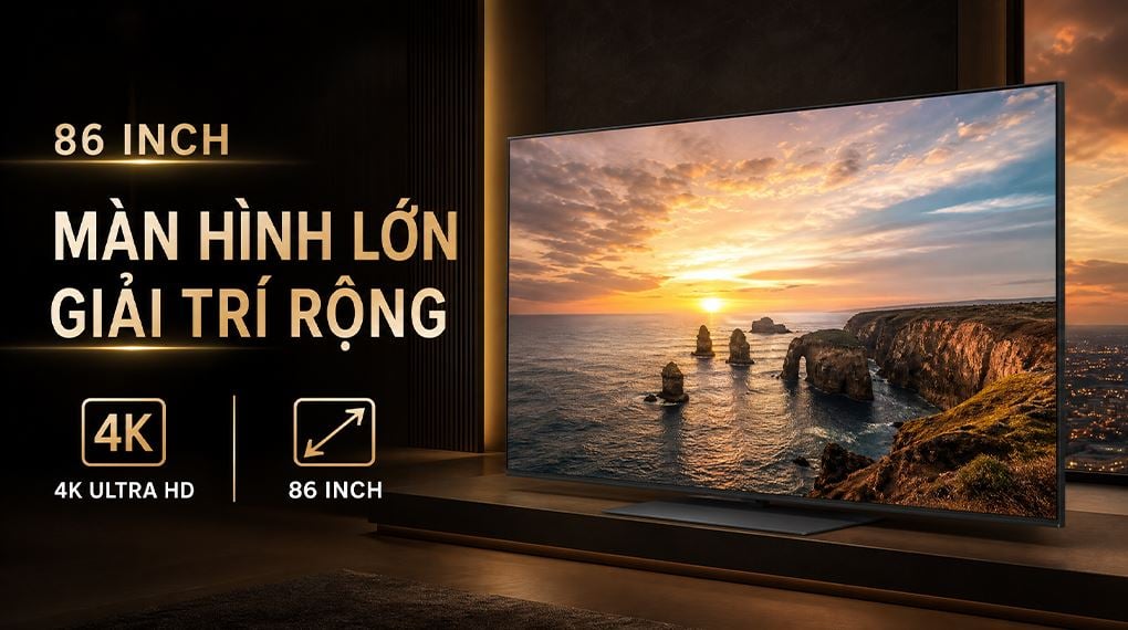 TV 4K LG QNED evo AI QNED86 Mini LED 2026 86 inch 86QNED86BSA