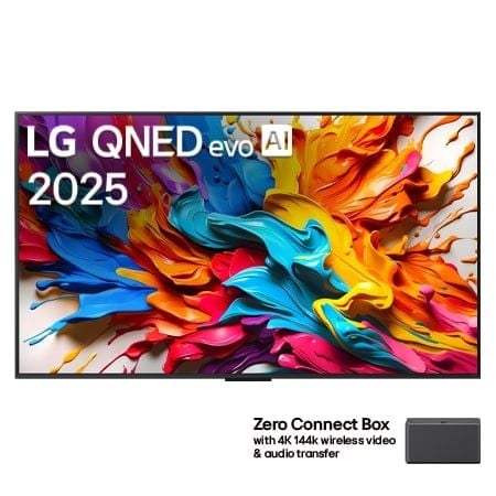 TV Kết nối Không dây Đích thực QNED evo AI QNED9M MiniLED 75 inch với công nghệ truyền 75QNED9MASA