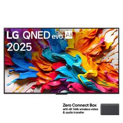 TV Kết nối Không dây Đích thực QNED evo AI QNED9M MiniLED 75 inch với công nghệ truyền 75QNED9MASA