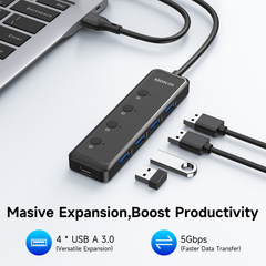 Hub chuyển đổi USB-C Mokin MOUC5708 ảnh 2