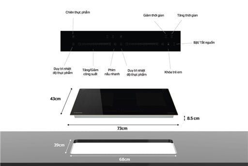 Bếp đôi điện từ Sunhouse SHBDI08-PLUS – ảnh 2