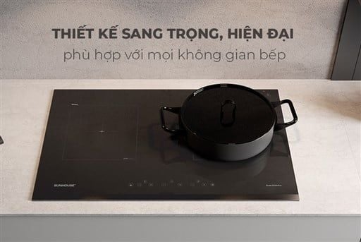 Bếp đôi điện từ Sunhouse SHB89-PLUS