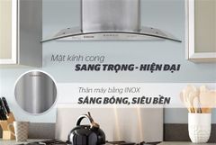 Máy hút mùi kính cong Sunhouse SHB6629-70C ảnh 3