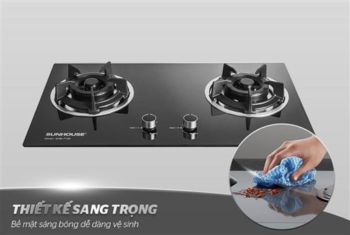 Bếp gas âm kính Sunhouse SHB7736 – ảnh 2