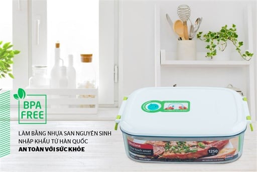 Hộp bảo quản thực phẩm thông minh biozone 1250ML KB-SM1250S – ảnh 2