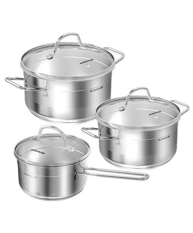 Bộ nồi inox 5 đáy Sunhouse SHG669