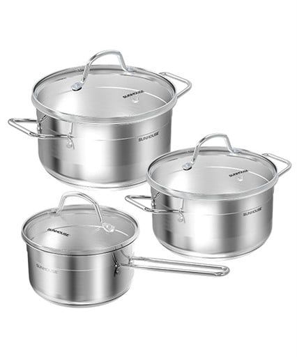 Bộ nồi inox 5 đáy Sunhouse SHG669