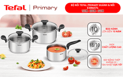 Bộ nồi Tefal Primary 16/18/20cm