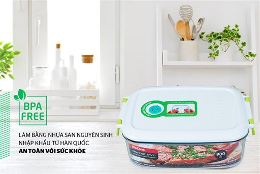Hộp bảo quản thực phẩm thông minh biozone 900ML KB-SM900S – ảnh 2