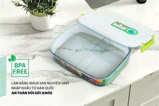 Hộp bảo quản thực phẩm thông minh biozone 900ML KB-SM900S2 – ảnh 2