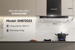 Máy hút mùi chữ t Sunhouse SHB72023 ảnh 6