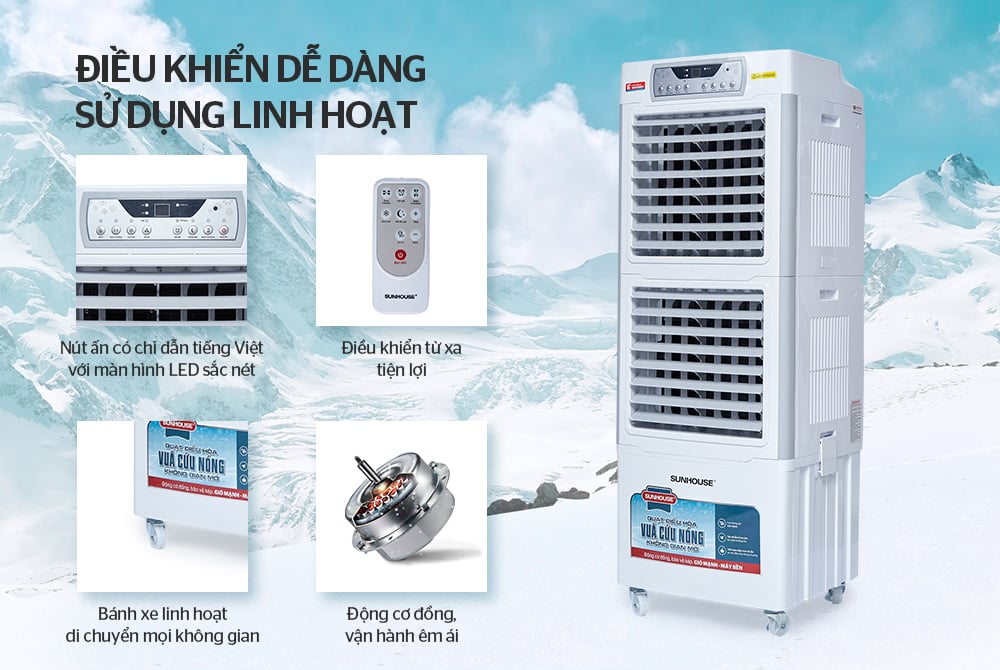 Máy làm mát không khí Sunhouse SHD7756 – ảnh 8