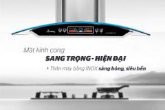 Máy hút mùi kính cong apex APB6601-70C ảnh 7