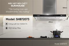 Máy hút mùi chữ t Sunhouse SHB72073 ảnh 1