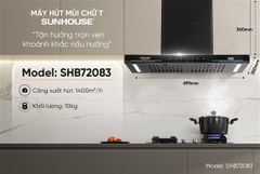 Máy hút mùi chữ t Sunhouse SHB72083 ảnh 1