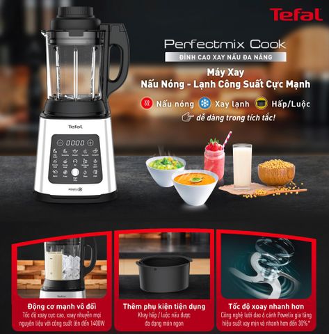 Máy xay sinh tố và làm sữa hạt đa năng Tefal BL83SD66 - 1400W