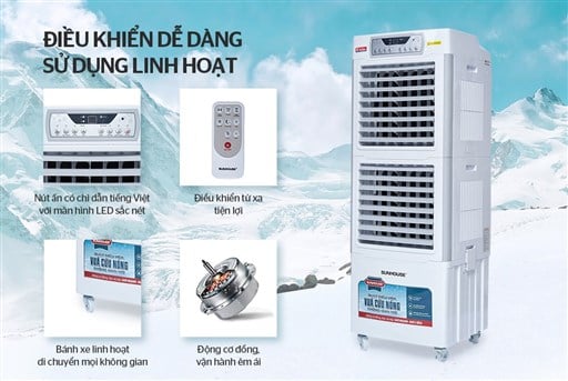 Máy làm mát không khí Sunhouse SHD7756 – ảnh 2