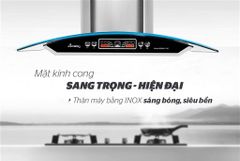 Máy hút mùi kính cong apex APB6601-70C ảnh 2