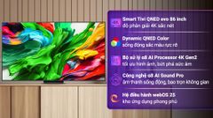 86 Smart TV LG QNED evo AI QNED86 4k Inch 2025 86QNED86ASA