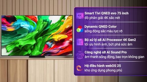 TV LG AI 2025 QNED evo AI Mini LED QNED86 75 inch 75QNED86ASA