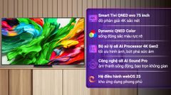 TV LG AI 2025 QNED evo AI Mini LED QNED86 75 inch 75QNED86ASA