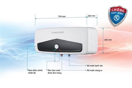 Bình nước nóng 20L Sunhouse SHA9262L – ảnh 5