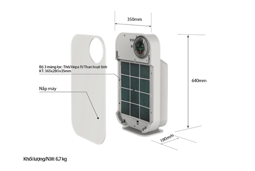 Máy lọc không khí Sunhouse SHD-35AP9735 – ảnh 8