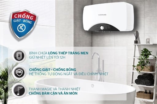 Bình nước nóng 20L Sunhouse SHA9265L – ảnh 3