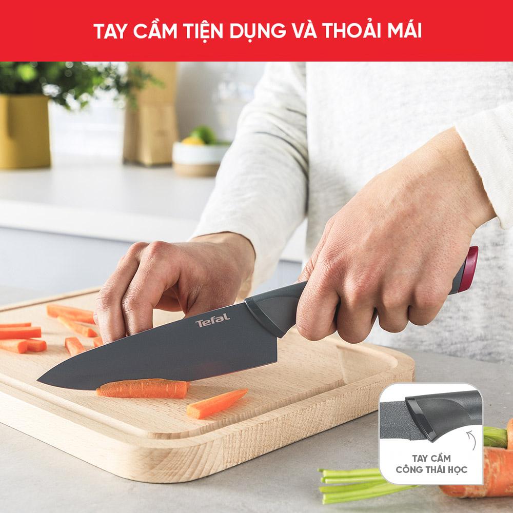 Dao làm bếp phủ Titanium Tefal Fresh Kitchen K1220304 - 15cm – ảnh 2
