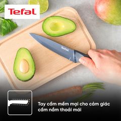 Bộ dao làm bếp và gọt trái cây phủ Titanium Tefal Fresh Kitchen K122S205 - 15cm,9cm ảnh 2