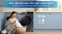 Máy giặt Samsung AI EcoBubble Inverter 10 kg WW10DG6U34LBSV ảnh 2