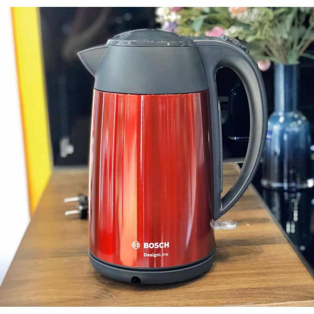 Dung tích 1,7 lít – Đồ gia dụng Bosch TWK3P424 Ấm Siêu Tốc Designline 1,7L