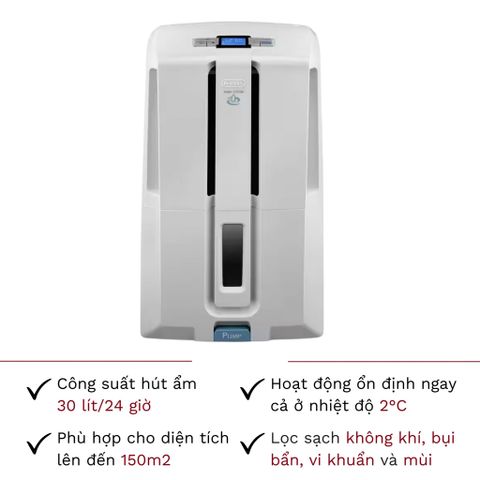 Máy Hút Ẩm Delonghi ARIADRY PUMP DD230P