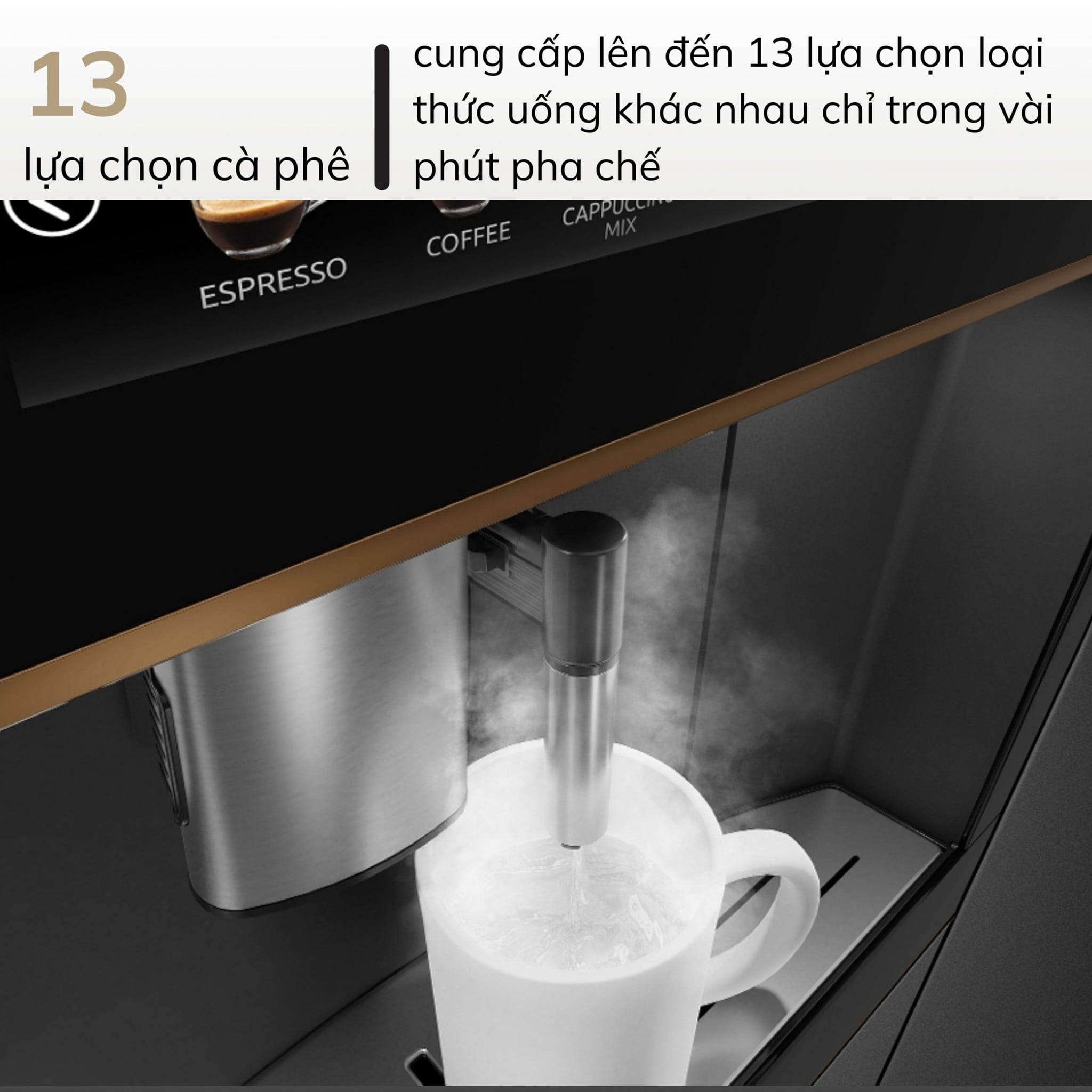 Máy Pha Cafe Smeg CMS4604NR Dolce Stil Novo – ảnh 2