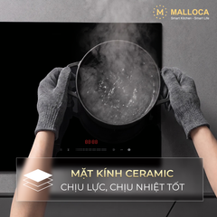 Bếp từ 2 vùng nấu 73cm Malloca EcoKitchen MIH02ECO ảnh 3