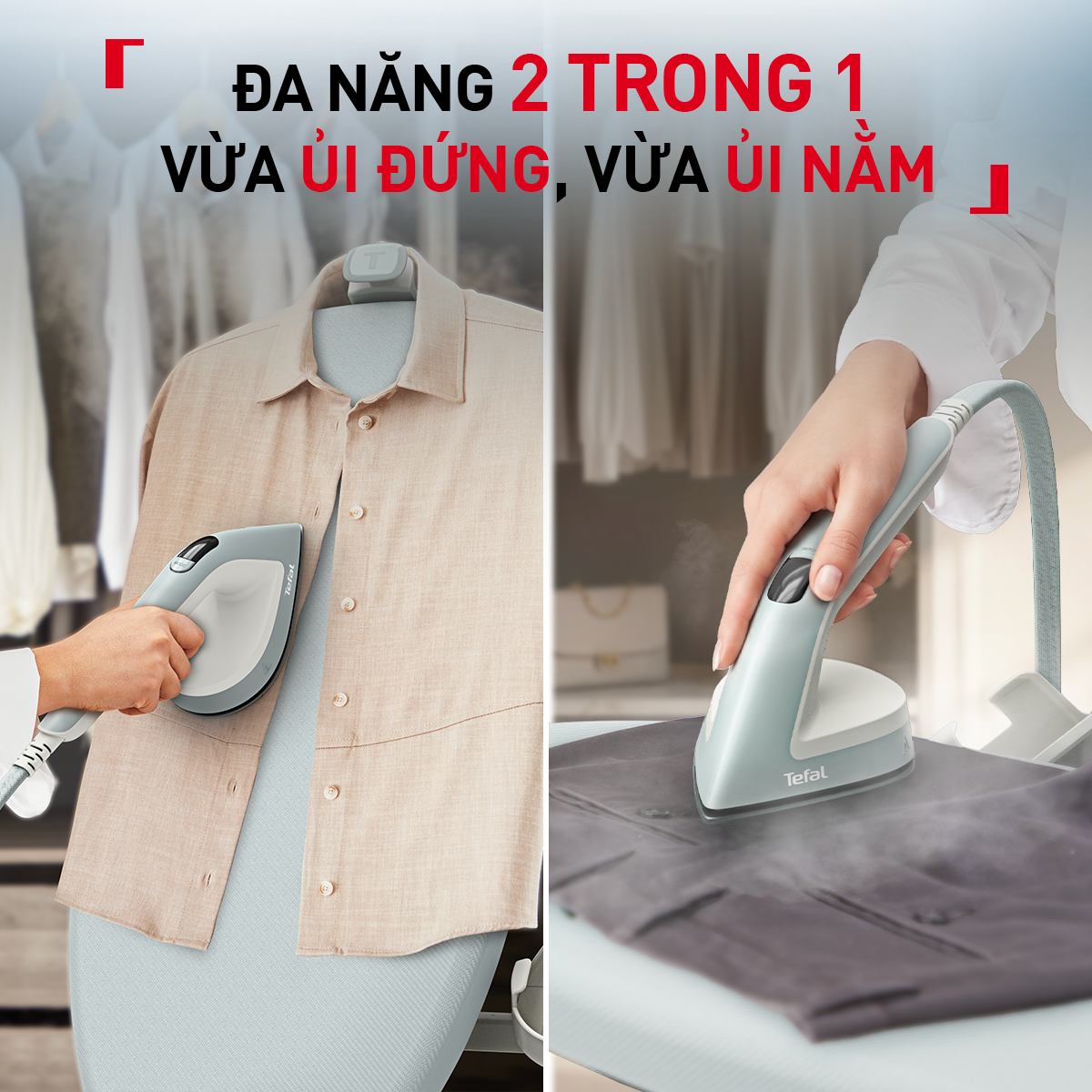 Bàn ủi hơi nước đứng Tefal IXEO Steam Board QT1214E0 – ảnh 3