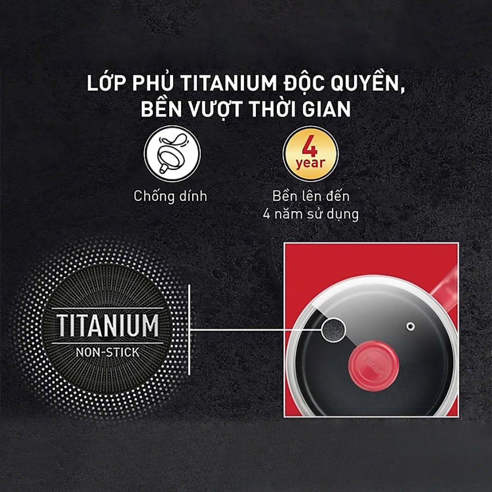 Nồi cán dài - quánh Tefal So Chef 18cm – ảnh 2