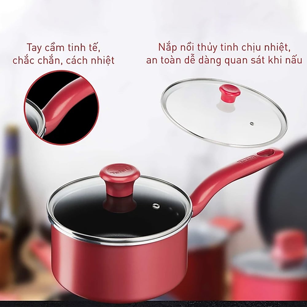 Nồi cán dài - quánh Tefal So Chef 18cm – ảnh 3